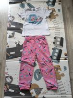Zestaw Peppa pig dresy i koszulka 104/110