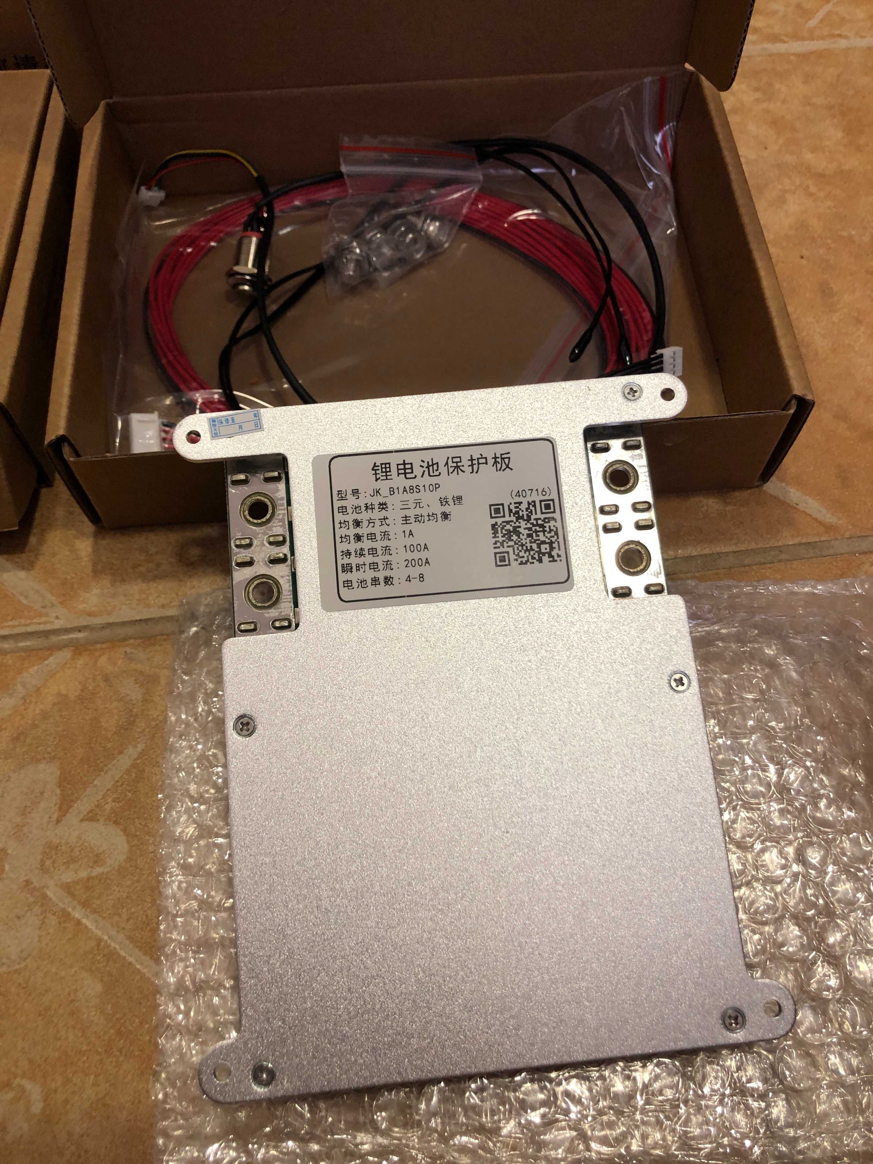 Smart BMS JIKONG 4-8s 7-20s, 4.3INCH LCD, JK-B2A20S20P, JK-B2A8S20P...