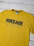 Żółta koszulka nike air vintage single stitch y2k grey tab