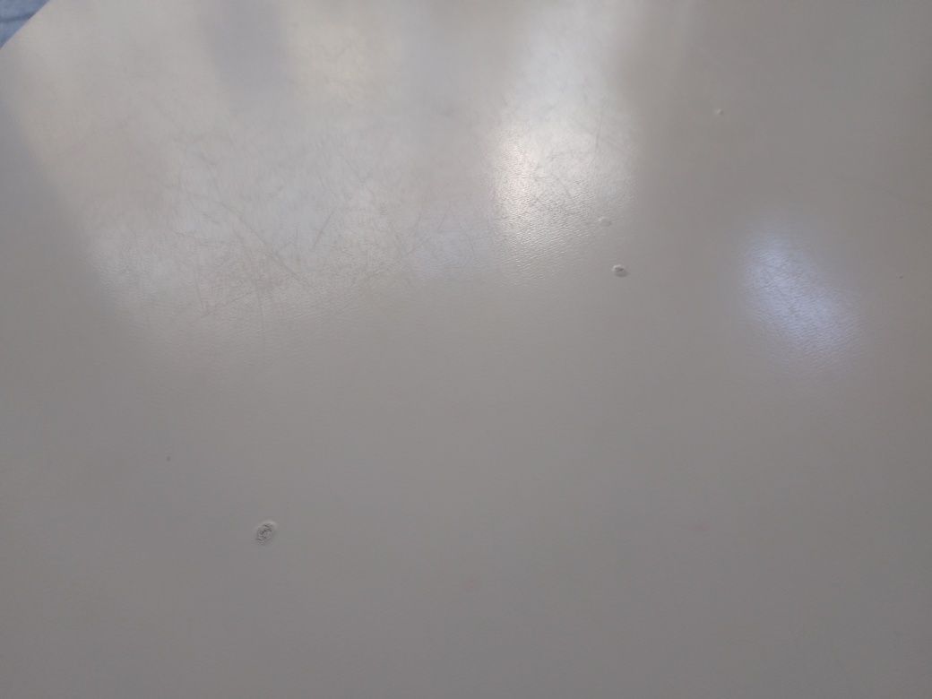 Stolik Jysk TAPS 55x55 biały/bambus