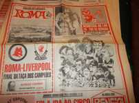 A Bola 1984. Mini cartoon Benfica.