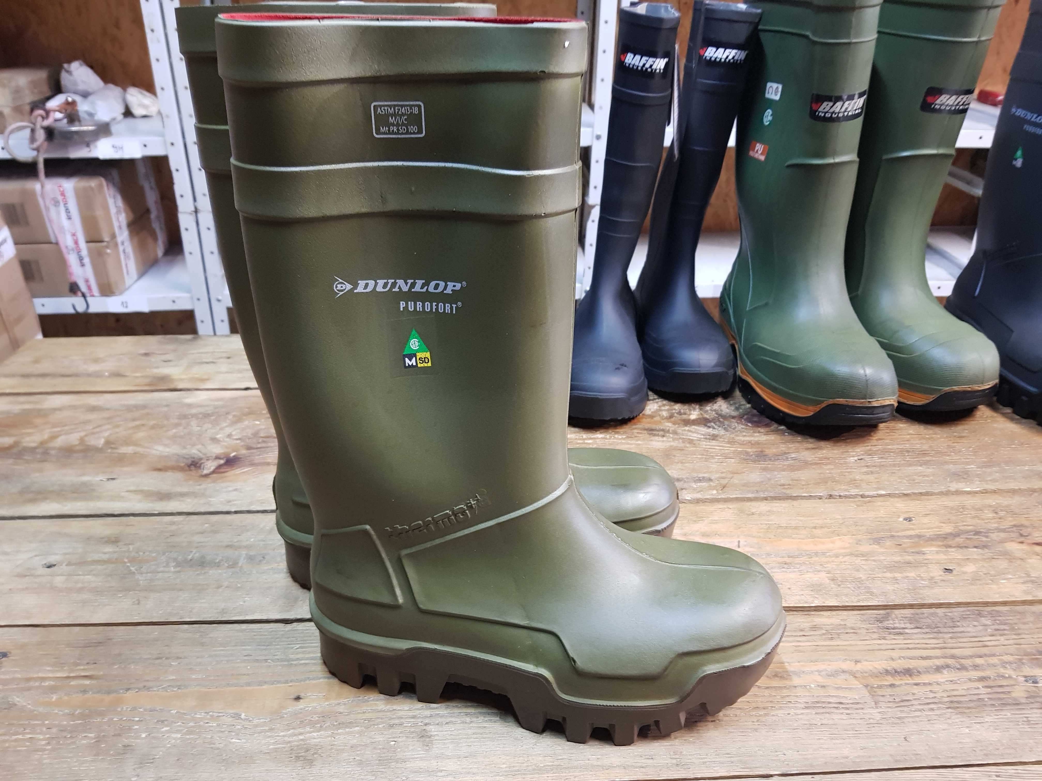 Kalosze robocze DUNLOP rozm 43 wkł 28,5 cm S3