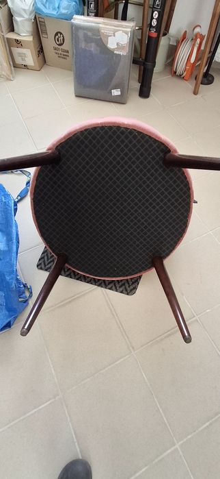 6 cadeiras de mesa de jantar de fabrico italiano da DiCarmo.