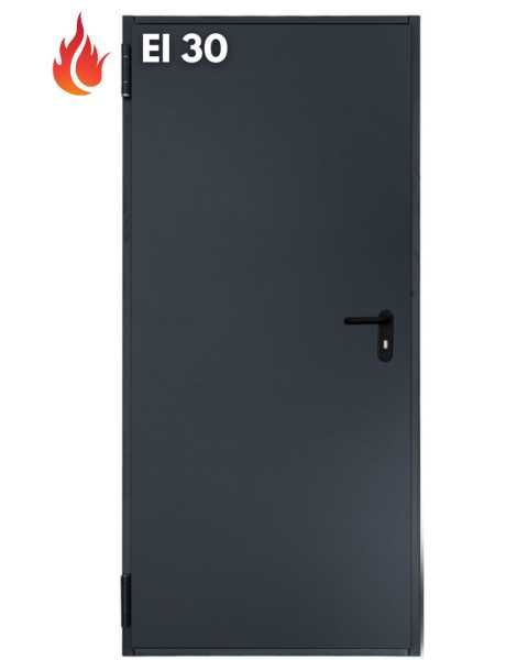 Drzwi przeciwpożarowe EI30 antracyt/ różne wymiary