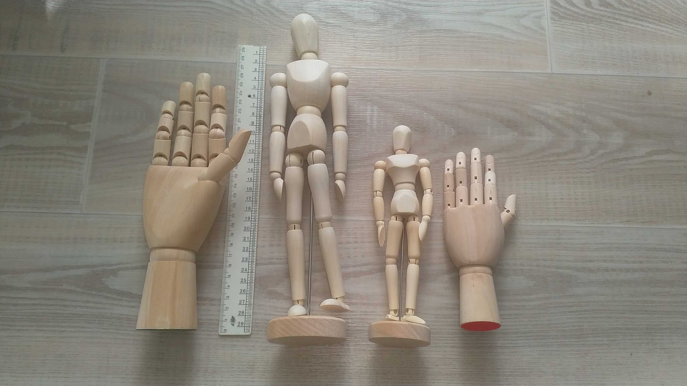Дерев'яний манекен руки (правої) 25 см