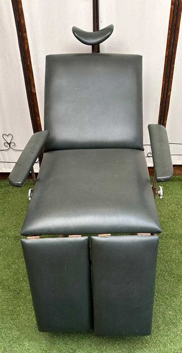 Antiguidade, cadeira de pedicure, marquesa vintage