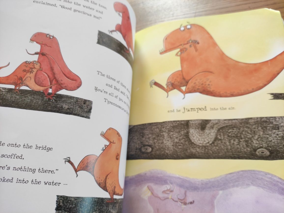 Książka dla dzieci Tyrannosaurus Drip Julia Donaldson po angielsku