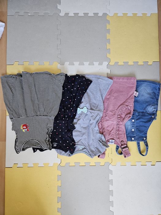 5 sukienek letnich 98/104