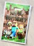 Torebeczki urodzinowe minecraft  na slodycze inne gadzety 30 sztuk