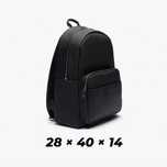 Кожаный портфель Lacoste черный 28*40*14см