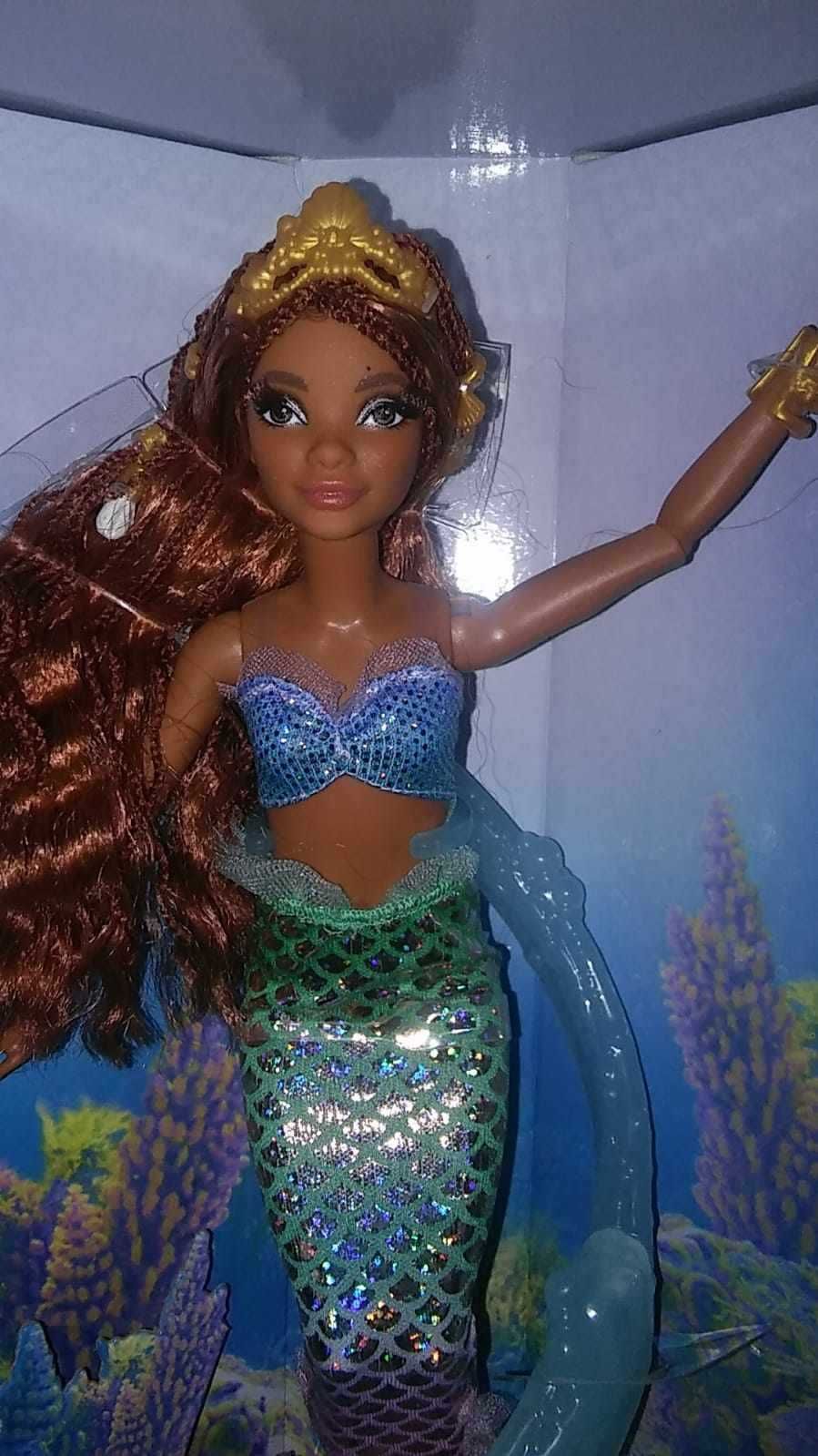 Nowa Lalka Mała Syrenka Arielka Disney Deluxe Mattel kolekcjonerska
