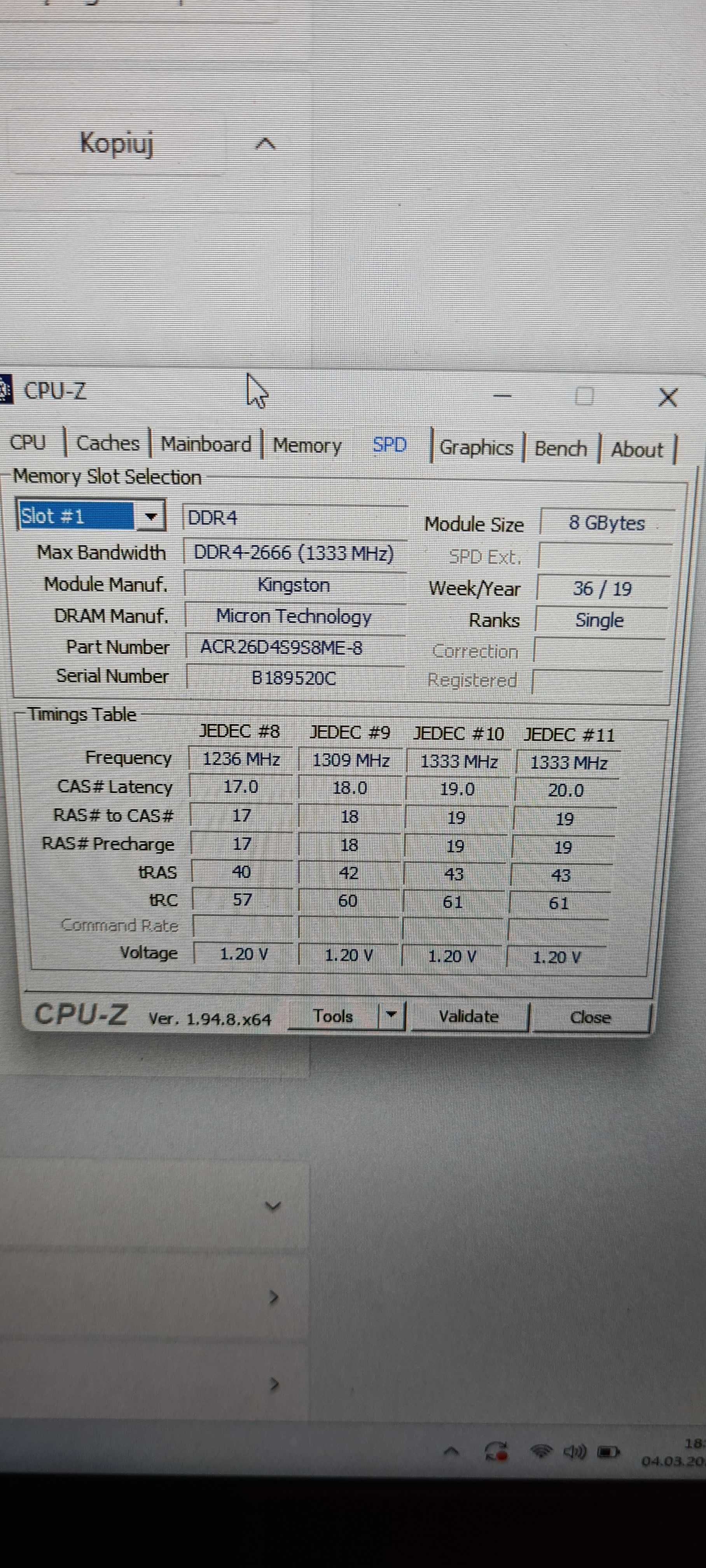 Acer AN515 15.6"  1TB, i5 8300H, GTX 1650