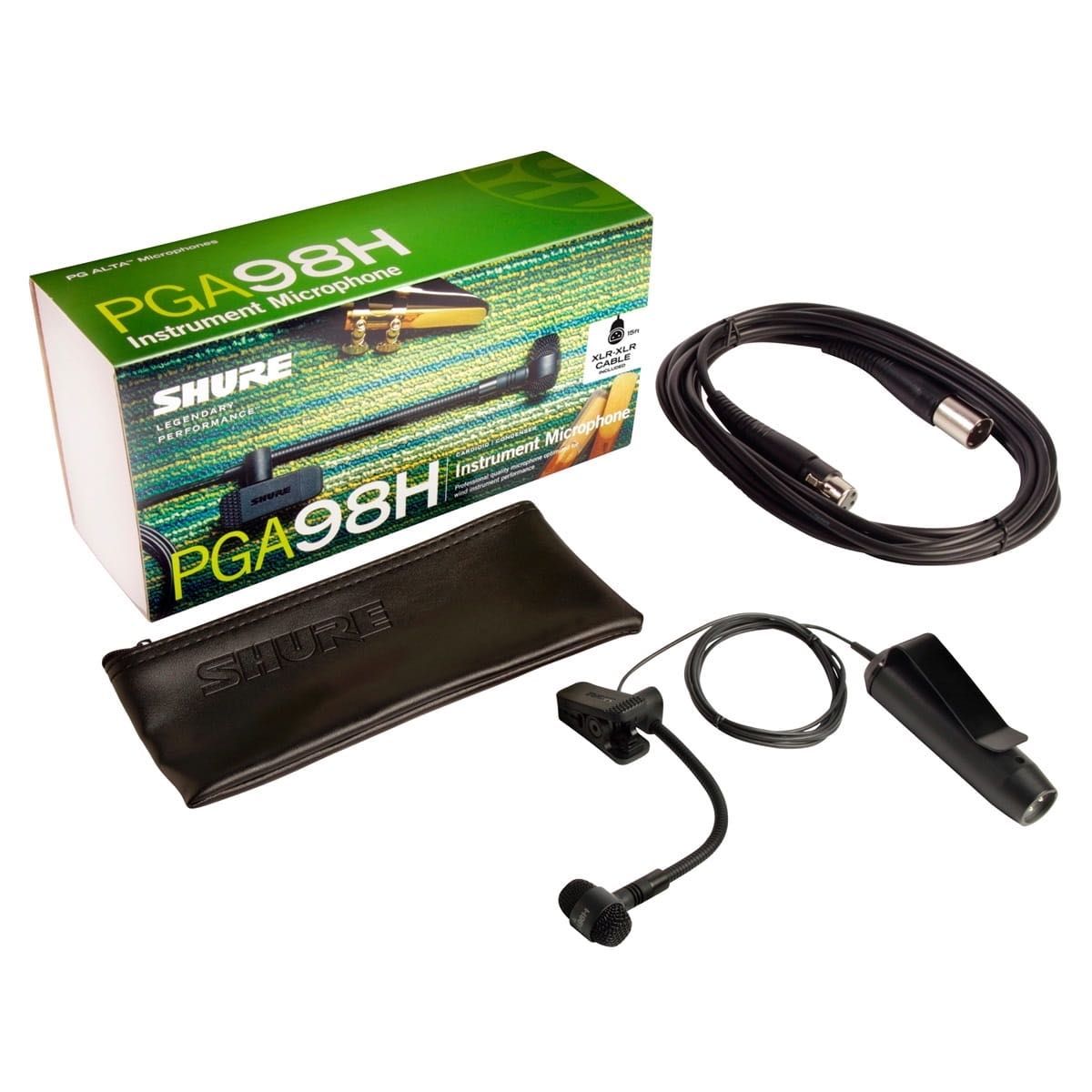 SHURE PGA 98H-XLR mikrofon do instrumentów dętych