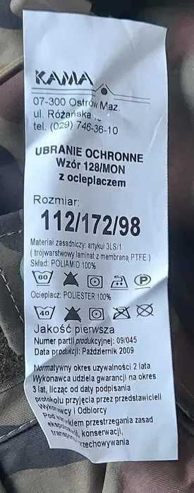 Ubranie ochronne, wzór: 128/MON