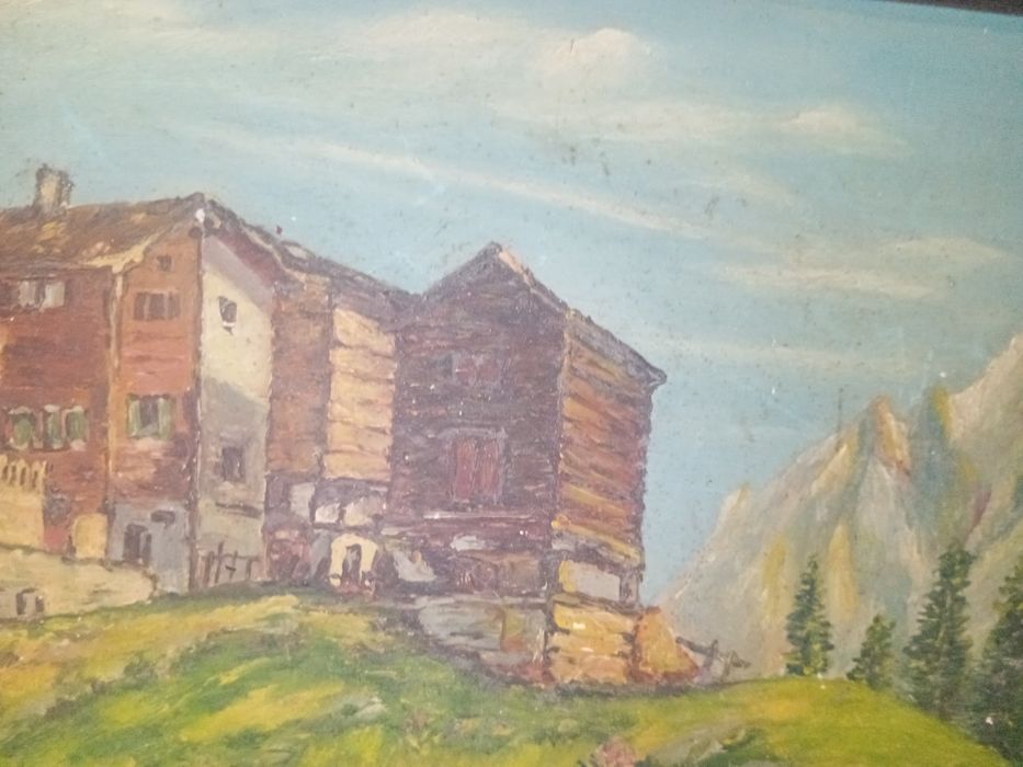 Pintura dias com moldura pequena