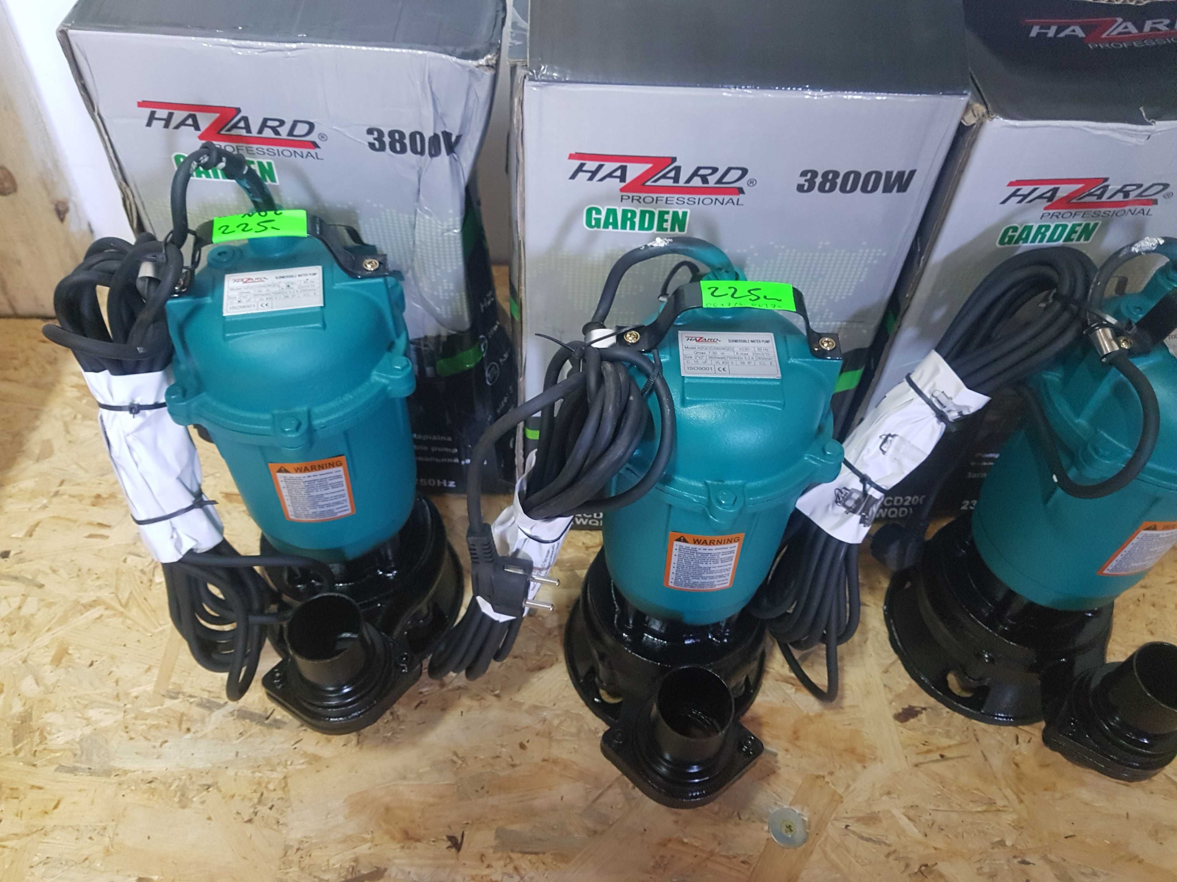 Pompa do szamba z rozdrabniaczem 3800 WATT Z NOŻEM