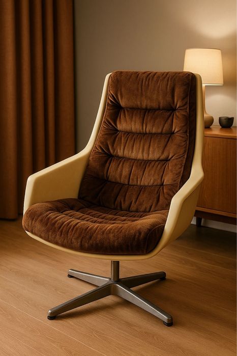 Fotel Galaxy Alf Svensson Yngvar Sandström fotel design vintage