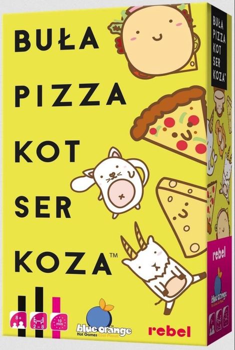 Buła, Pizza, Kot, Ser, Koza REBEL Rebel pudełko,
