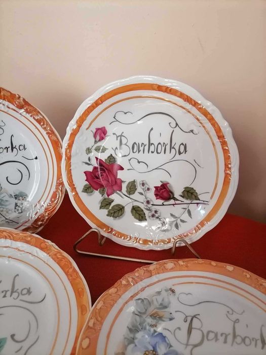 Talerze Patery Ozdobne Barbórka Wawel PRL