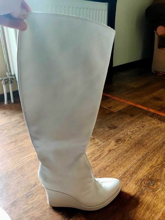 Сапожки женские кожаные Итальянские