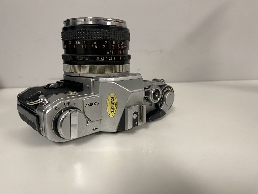 Canon AT-1 50mm f1.8 - aparat analogowy, zadbany, z kolekcji