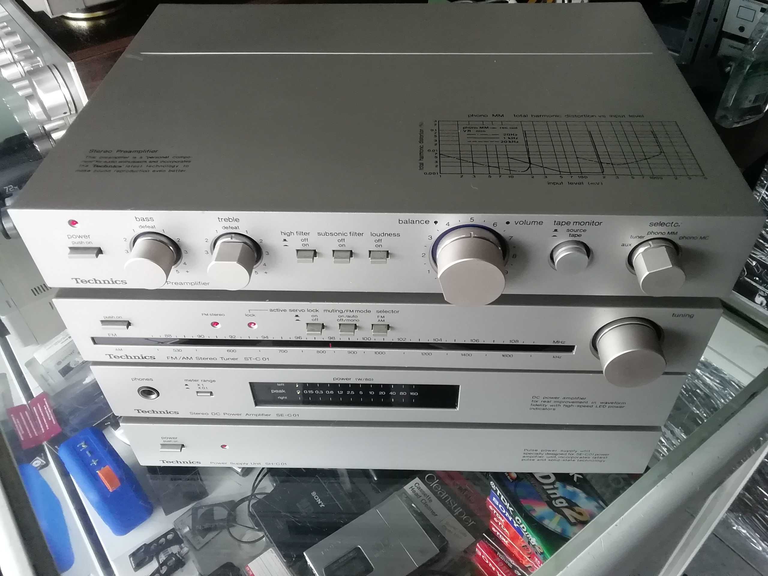 Technics Mini Hi-fi Sc-01 c/4 elementos