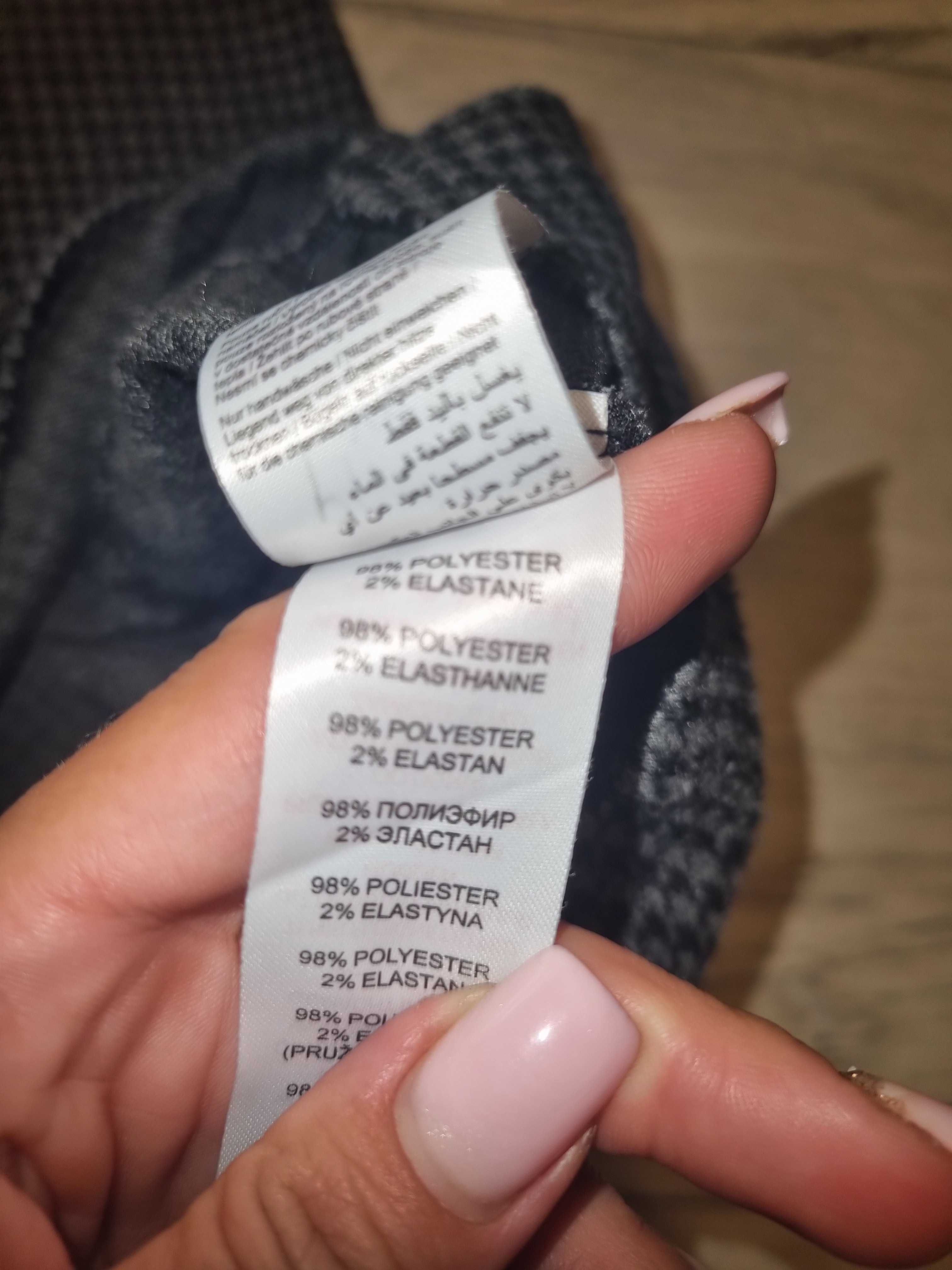 Szara sukienka z pepitką Apricot rozmiar XS