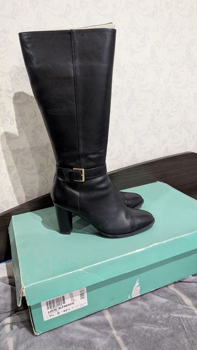 Шкіряні демісезонні сапожки Clarks 41 розмір