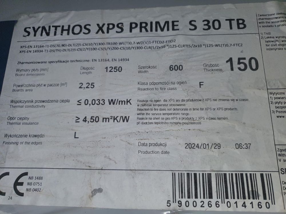 XPS 15 styrodur 15 cm dl