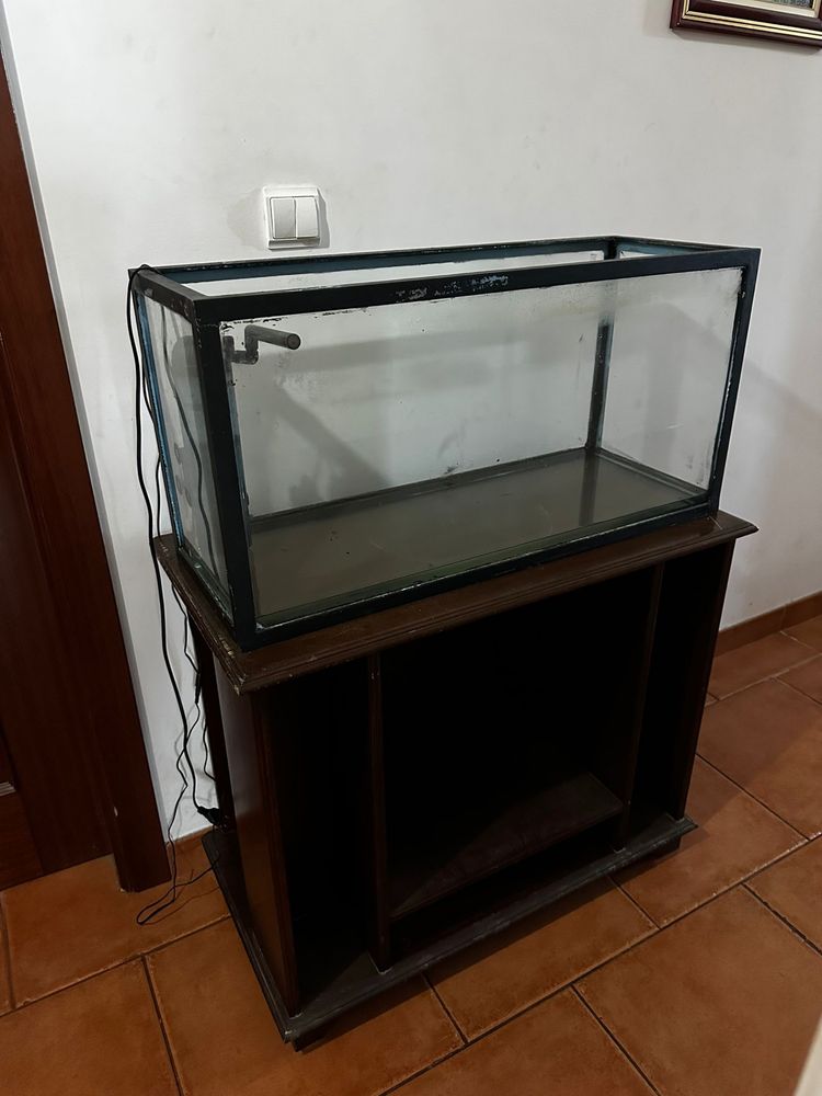 Aquario 100L + Movel + acessórios