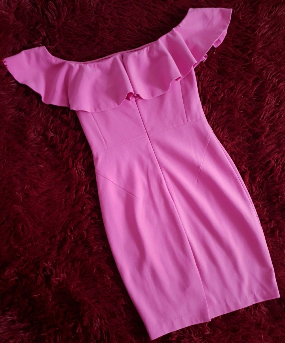 Reserved różowa sukienka 36 S