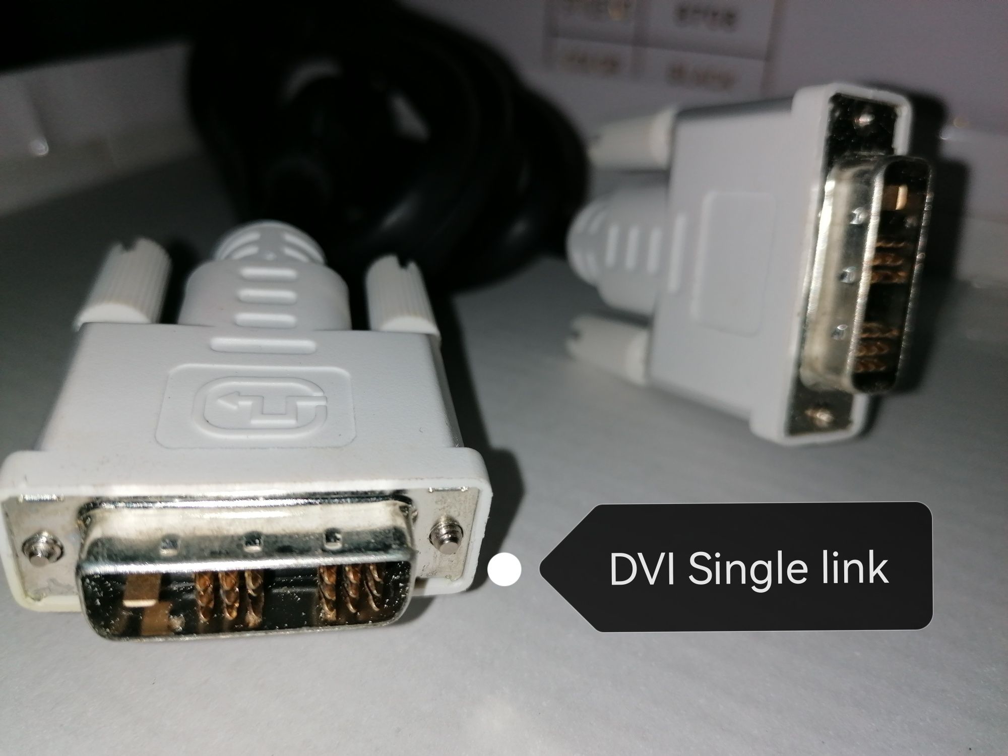 Cabo HDMI e DVI PC