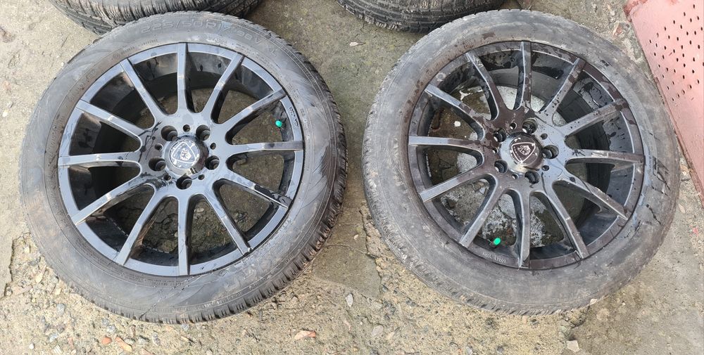 Продам 4 диска Aluett. R17, 5x112, 7.5J з зимовою резиною 225/50 R17.