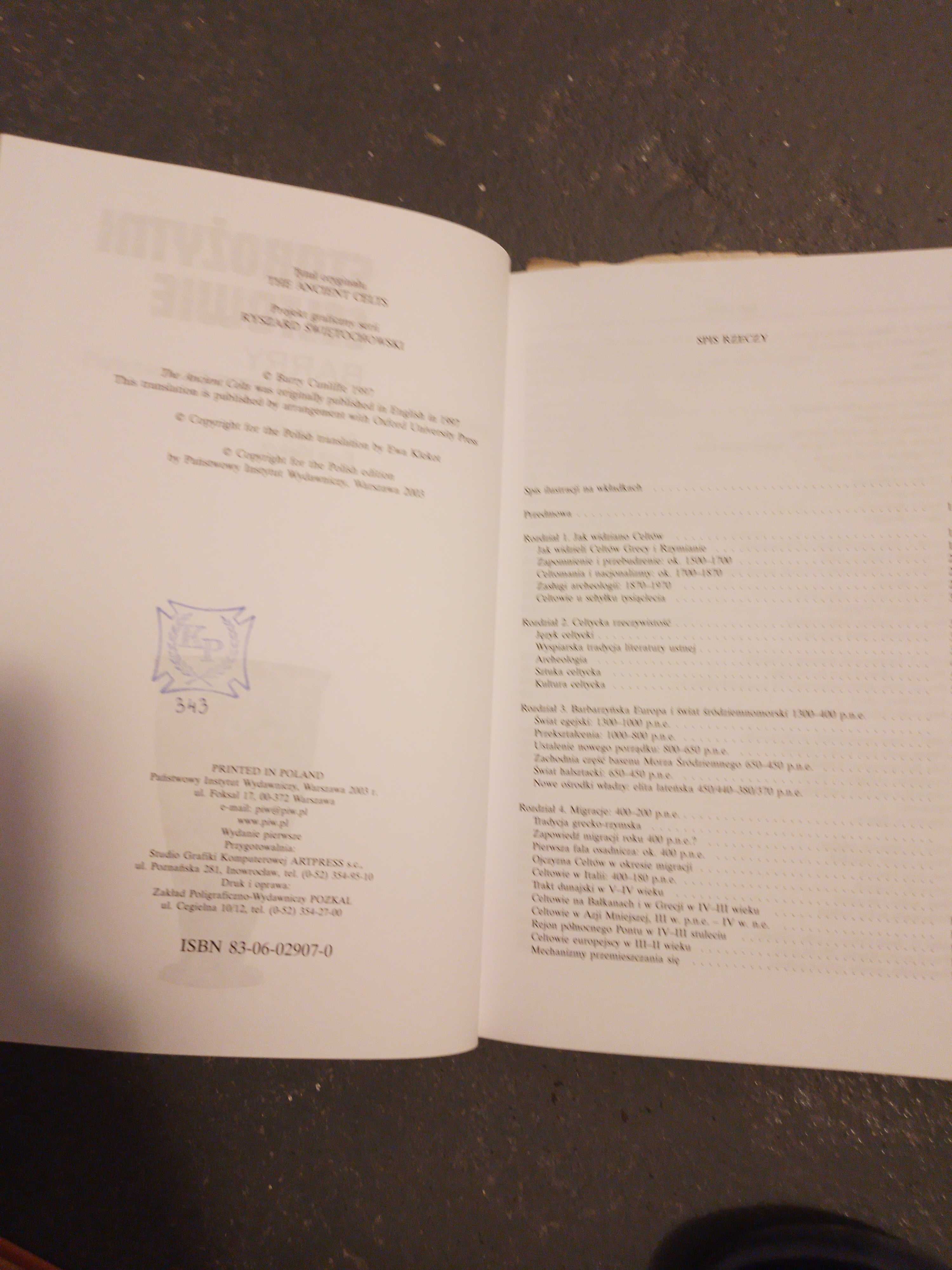 Starożytni Celtowie Barry Cunliffe - unikat