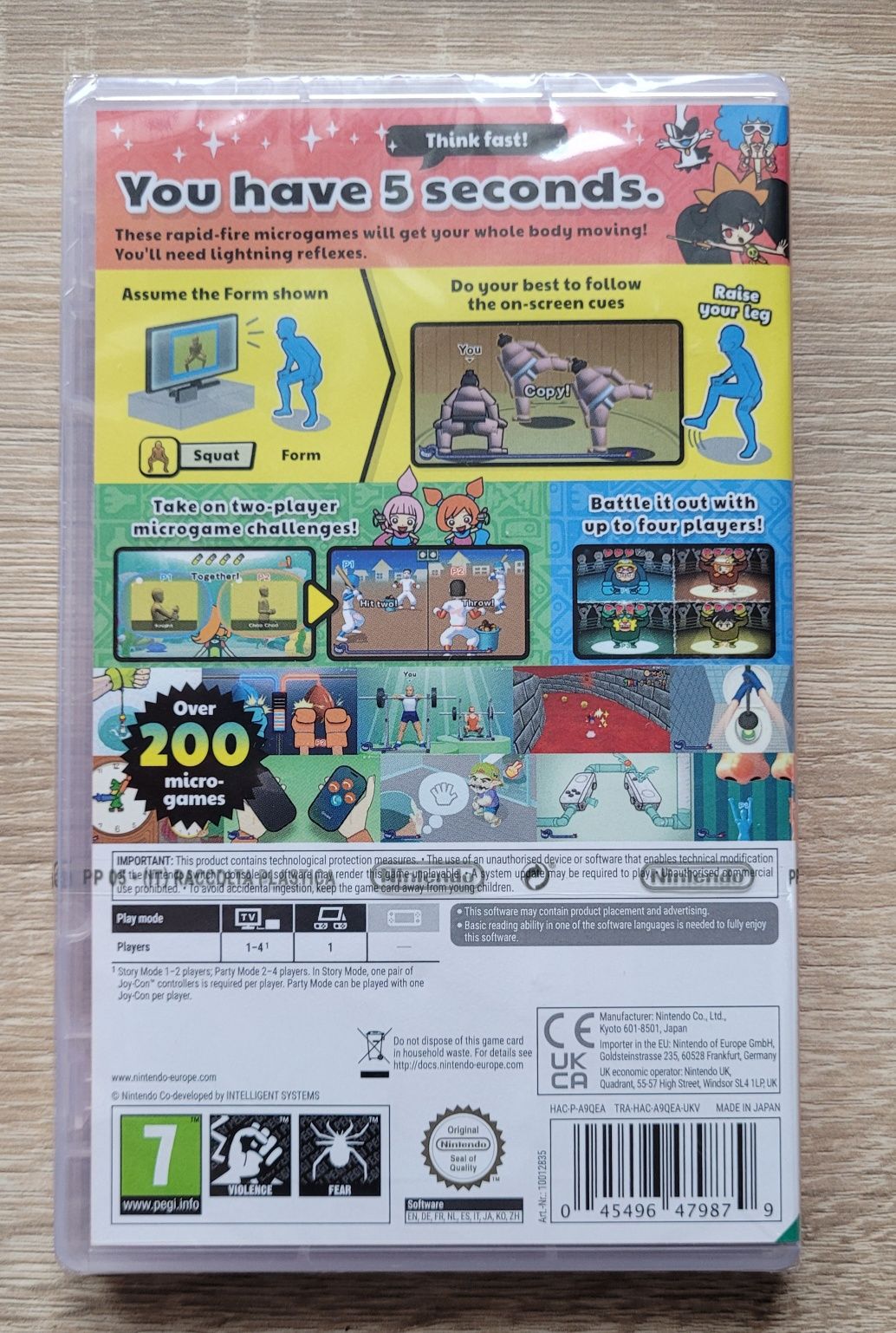Mario Wario Move it! Nintendo Switch