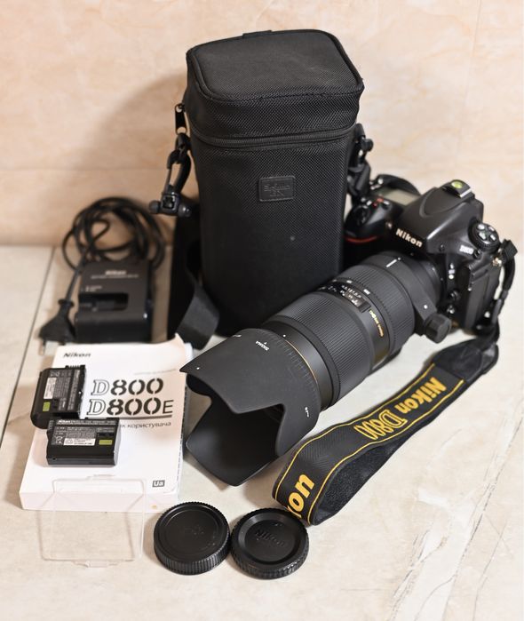 ‼️Nikon D800+Sigma 70-200mm 2.8ll HSM‼️(26600 т.к.)