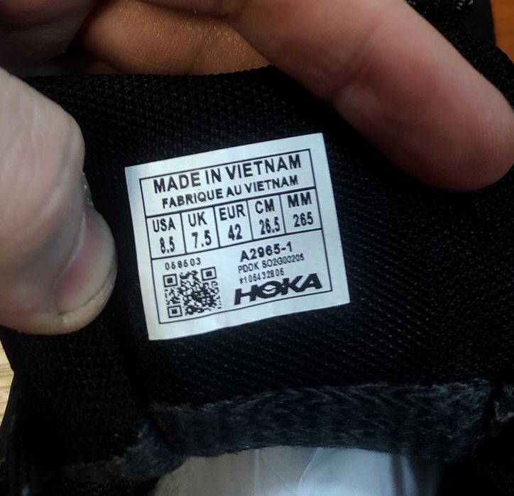 (2027) Зима термо Кросівки Hoka One One черевики чорні (41-45) хока