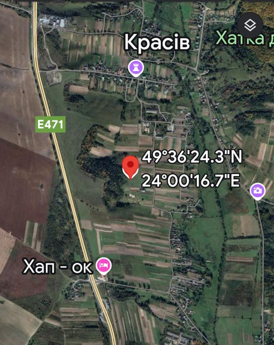 Земля під забудову. с. Красів