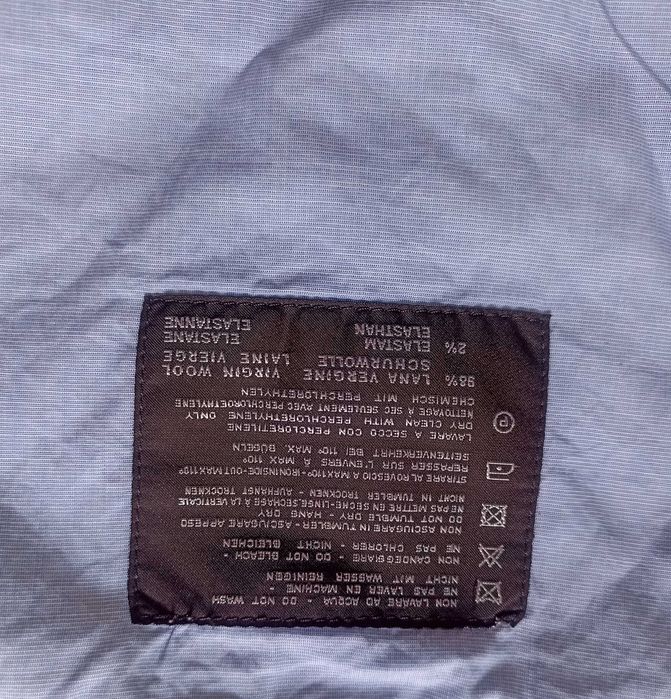 Wełniane spodnie, Gunner OYE,Slim Fit, rozmiar 52, 98% wełna dziewicza