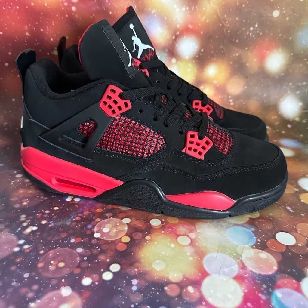 jordan_4 "Red_Thunder" Buty damsk/ieLowFog/Butydamskie./.40