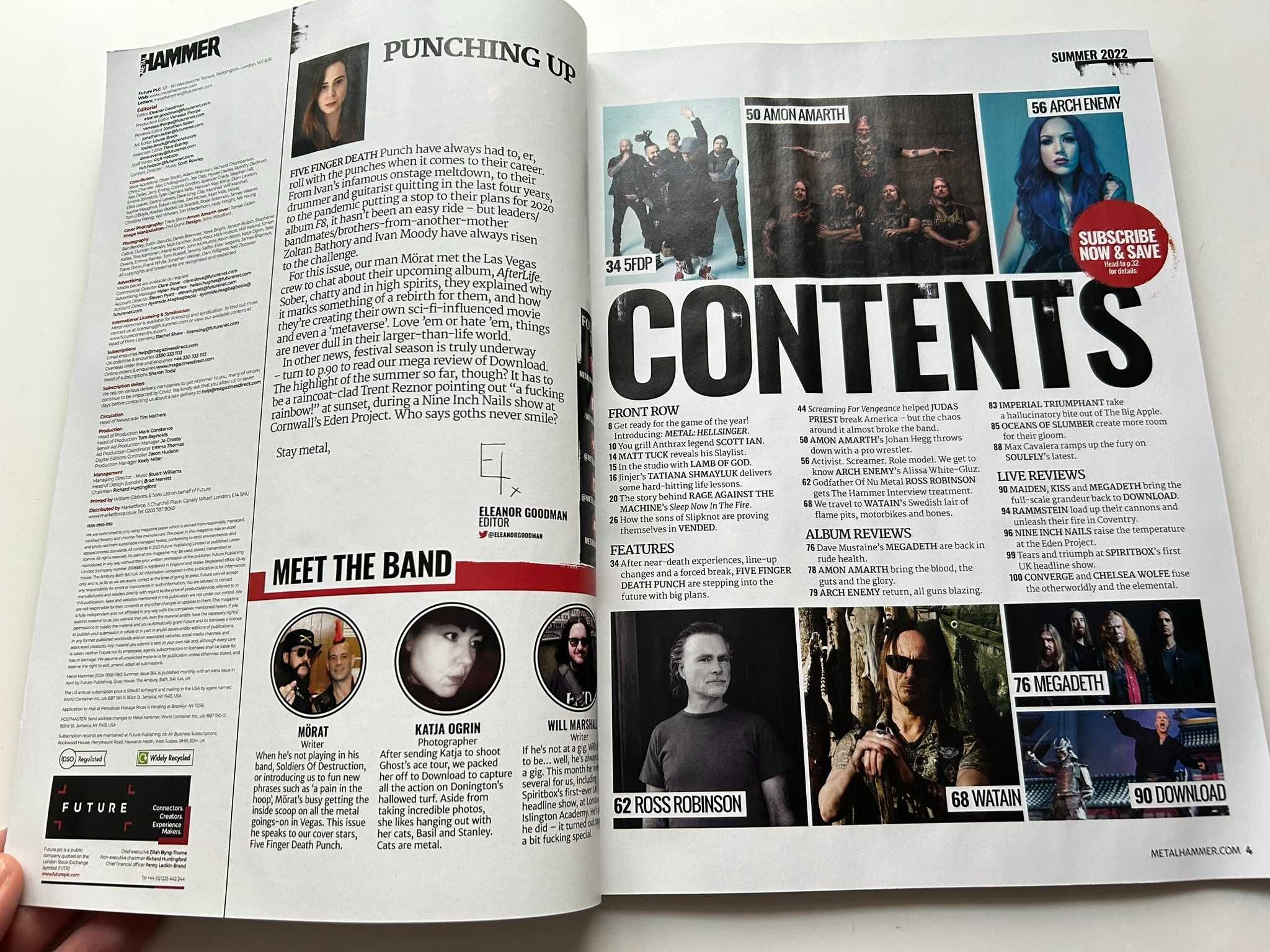 Metal Hammer UK - Summer 2022 (No 364) - wersja angielska