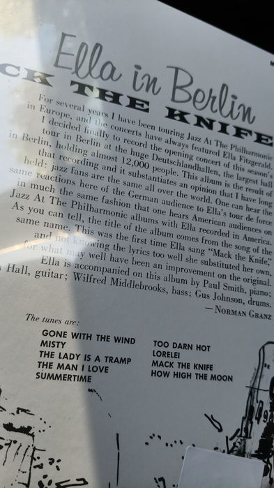 Stan Getz/João Gilberto 
Ella and Louis 
Ella um Berlin

Novos

Ediçõe