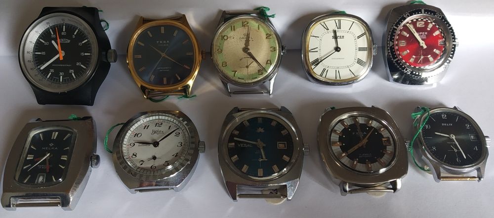 Relógios de corda manual * Fesa* Vesal * Super * Mentor * Belex *Orcyl