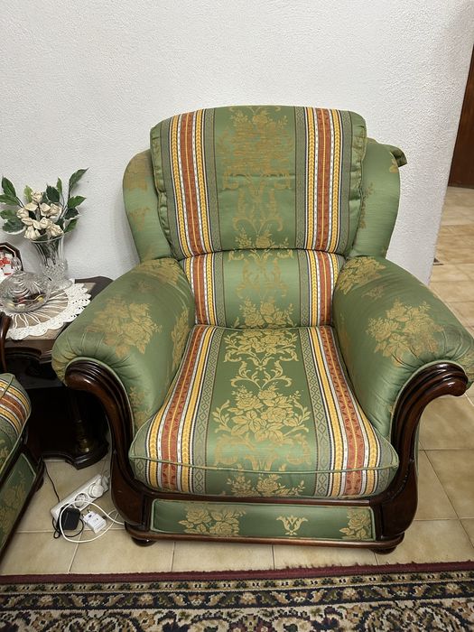 Sofá vintage + 2 poltronas