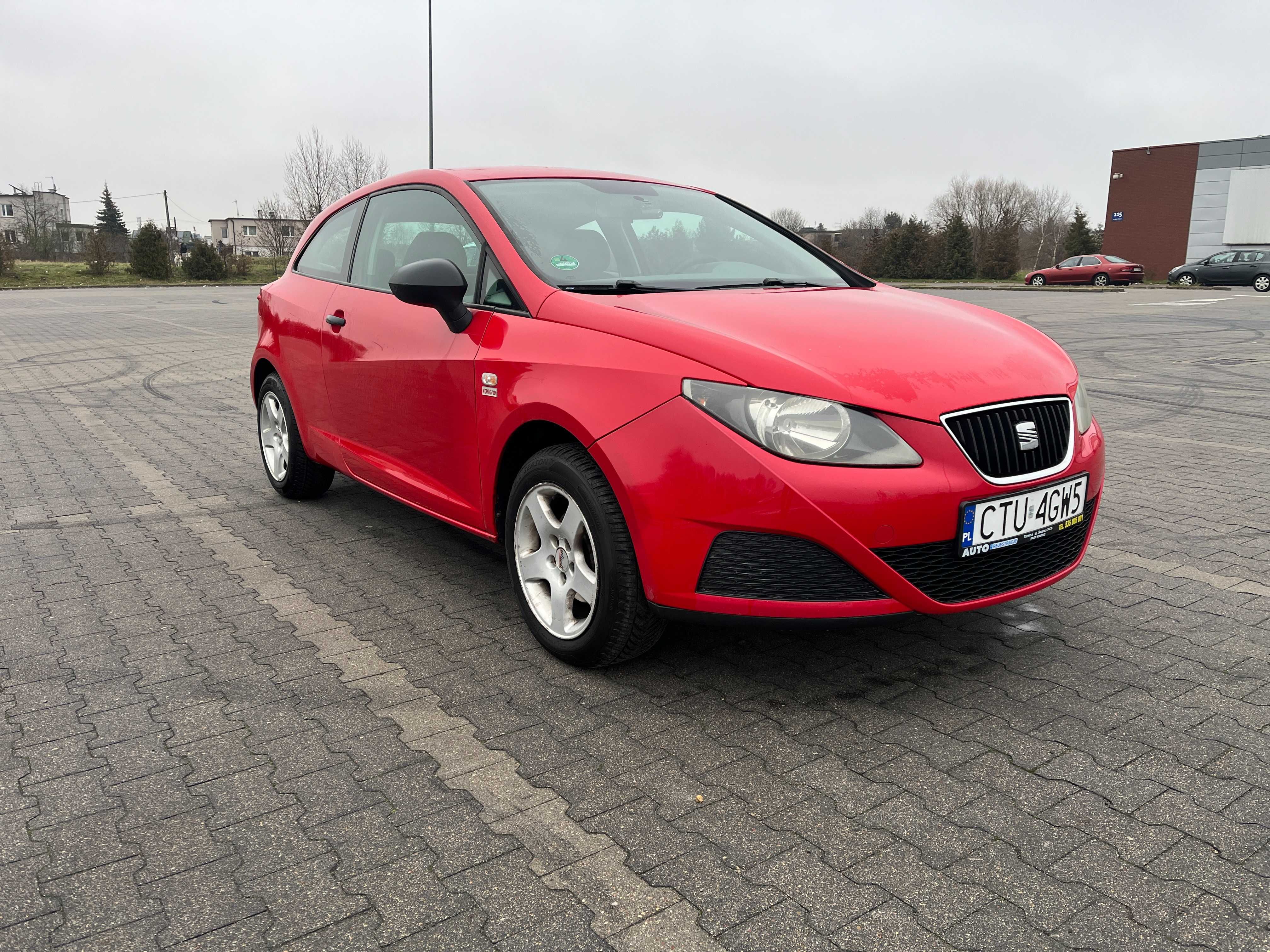 Seat Ibiza IV (6J) 1.2 2009 r | Czerwony | Nowe opony | Nowe hamulce