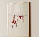 Płótno obraz bikini vitntage 30x40