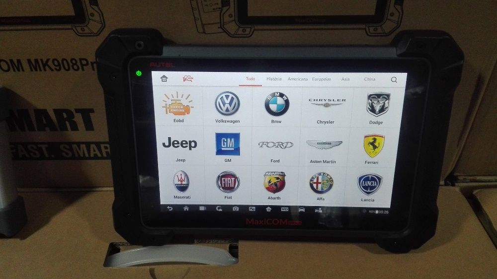 Máquina diagnostico Multimarcas Original Autel MaxiCom Pro Mk908P Diag