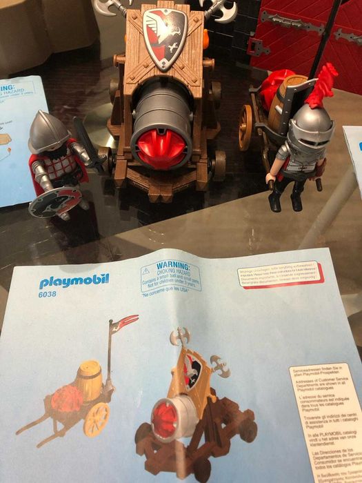 Playmobil Todo Conjunto Piratas, Cowboys e Índios, Dragões
