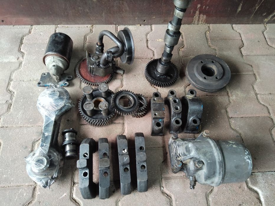 Części ursus C-330 C-328 sprzęgło koło zamachowe chłodnica wał korbowy