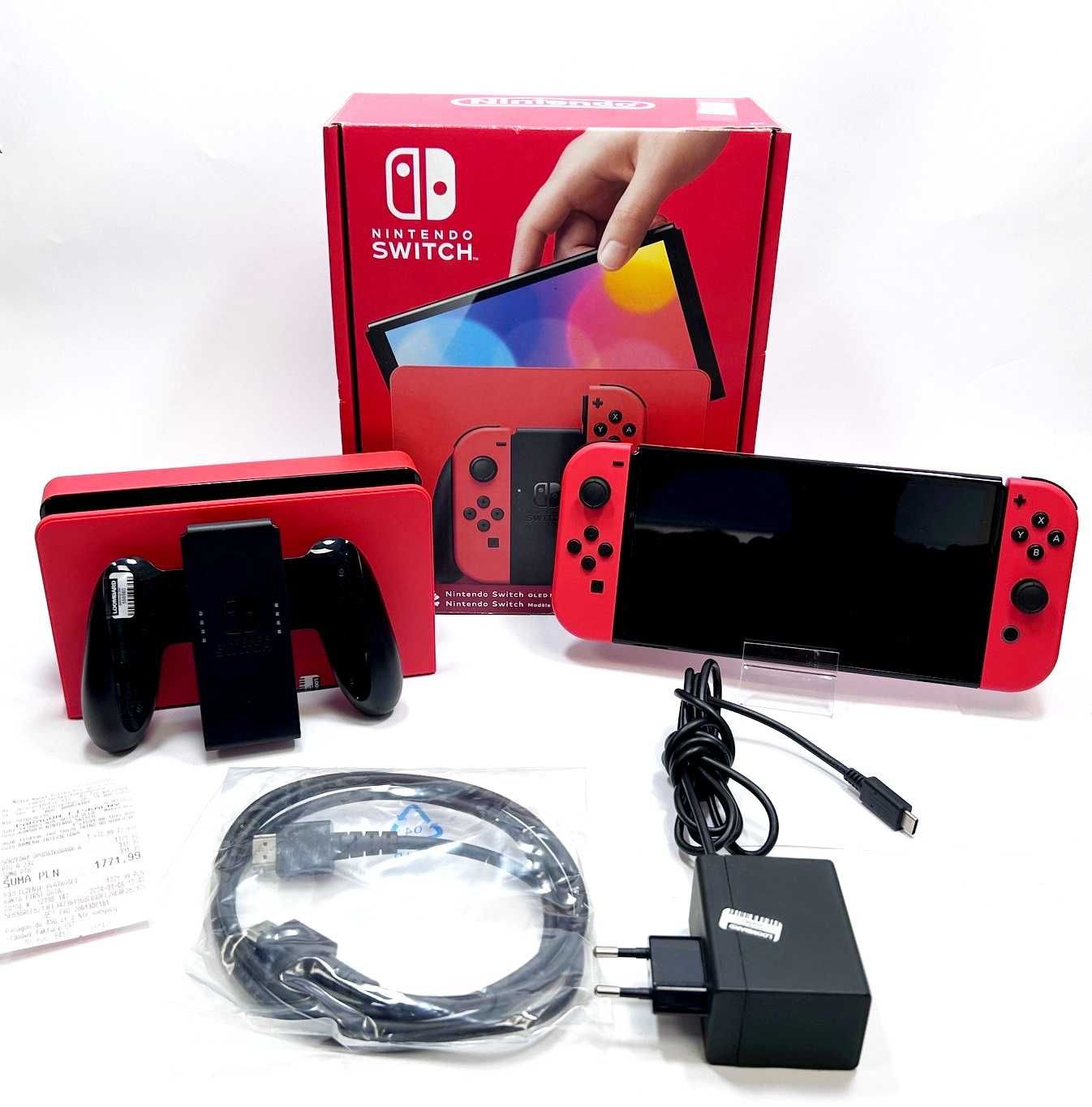 Konsola Nintenso Switch Oled Mario Red Edition NOWA!